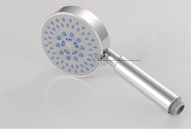 五档可调节手持花洒喷头 增压节水abs塑料花洒喷头 厂家直销