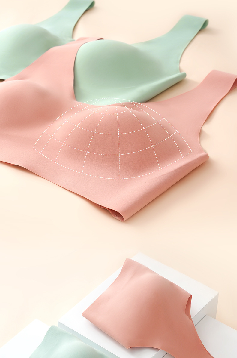 优衣空气层内衣库舒适无痕无钢圈聚拢胸罩女轻薄性感运动睡眠文胸