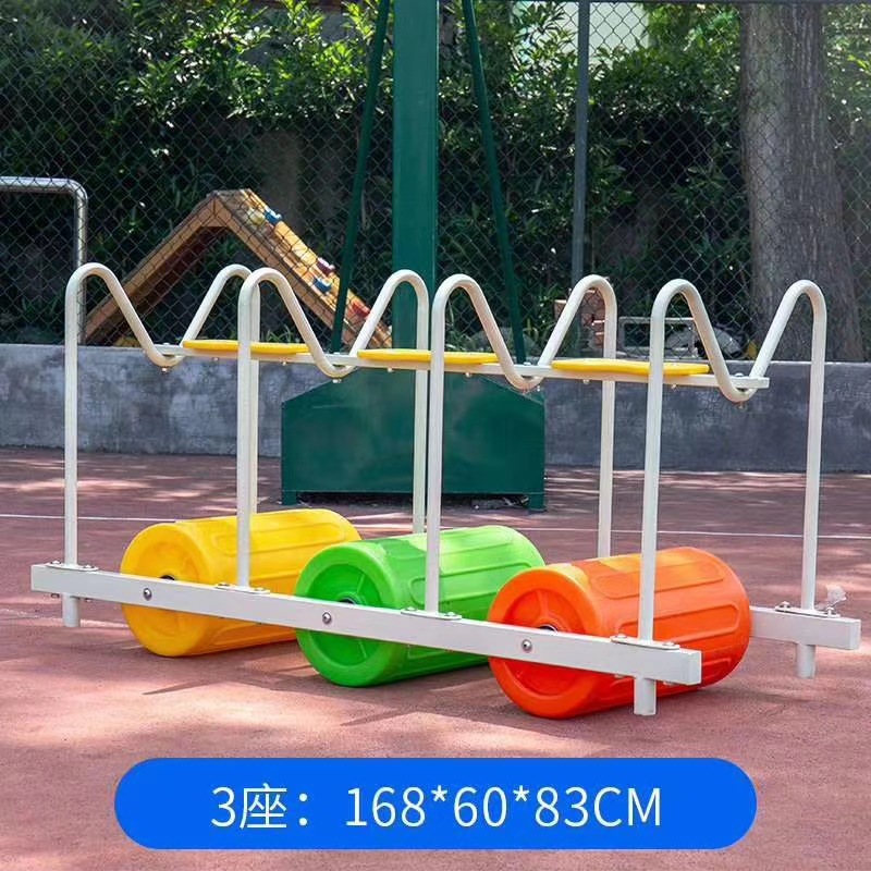 幼儿园多人滚筒协力车玩具体育趣味运动会道具户外团队滚筒协力车