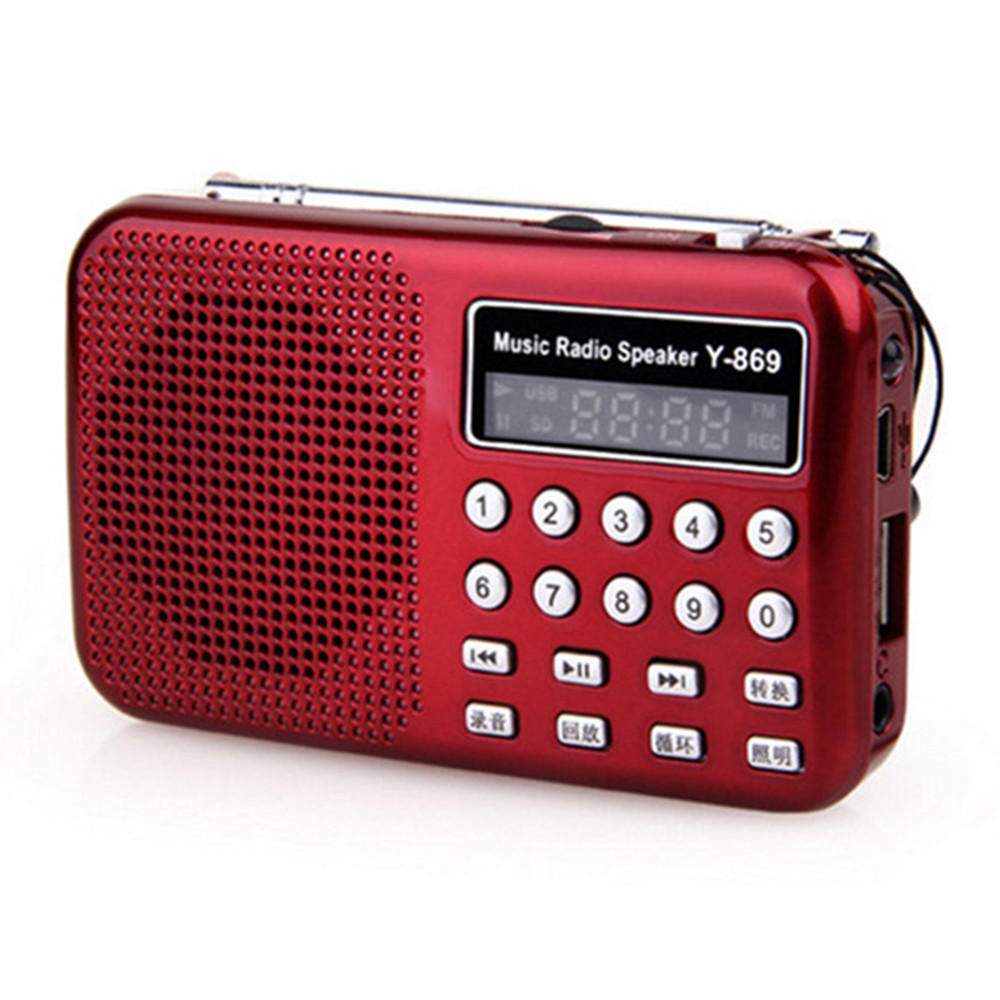 eletree优质便携式收音机yg-90bt 可读usb音乐播放器多功能收音机