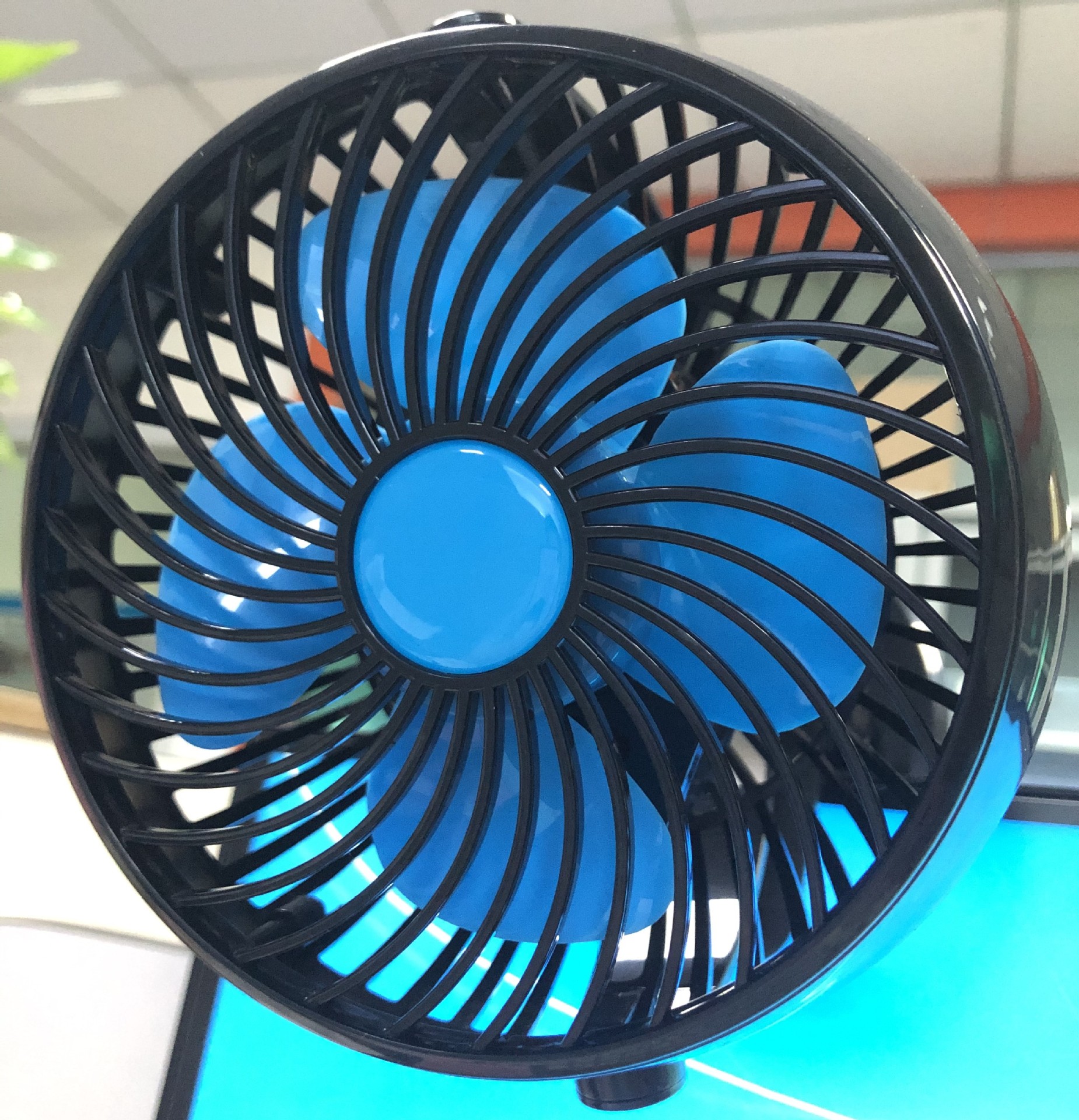 夹子风扇车载风扇汽车风扇usb充电锂电池可充电风扇小风扇单头