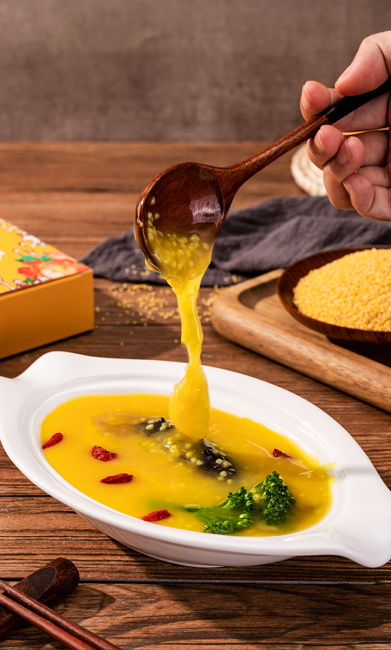 祥合小米扣辽参250g正宗浓汤金米汤即食大连海参营养早餐代餐批发