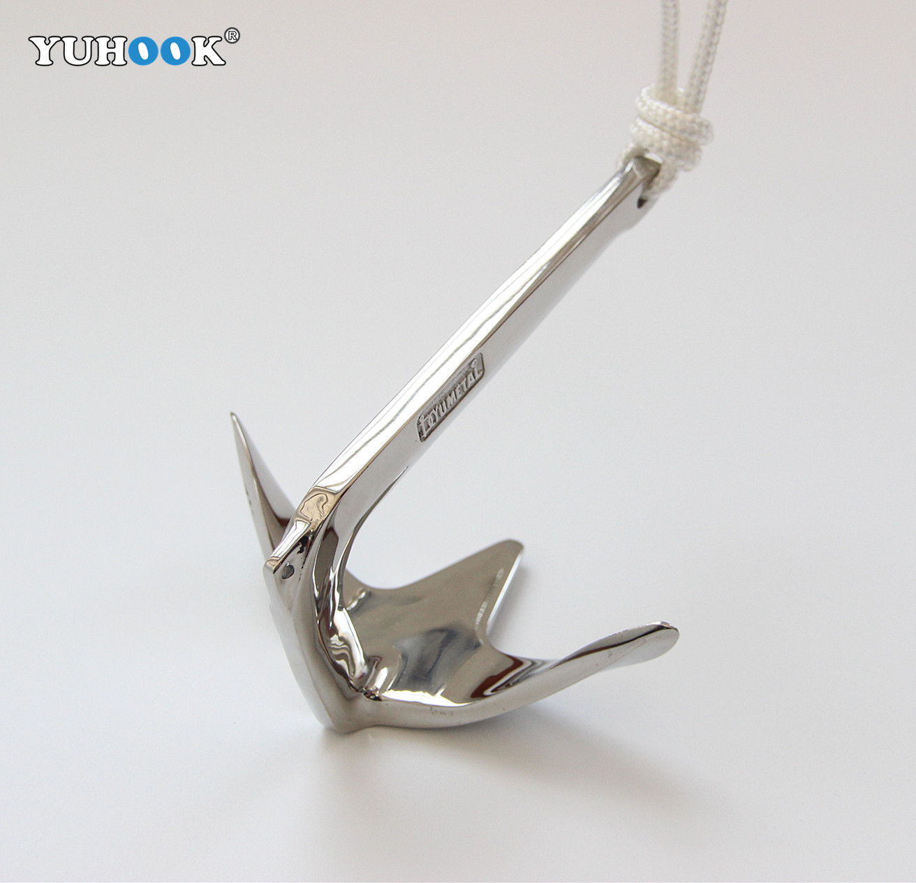 不锈钢316布鲁斯锚 小船用锚皮划艇锚充气浮排舢板充气艇停船锚