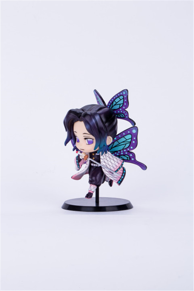 鬼灭之刃gsc鬼队虫柱蝴蝶忍粘土人q版手办模型公仔摆件玩偶玩具