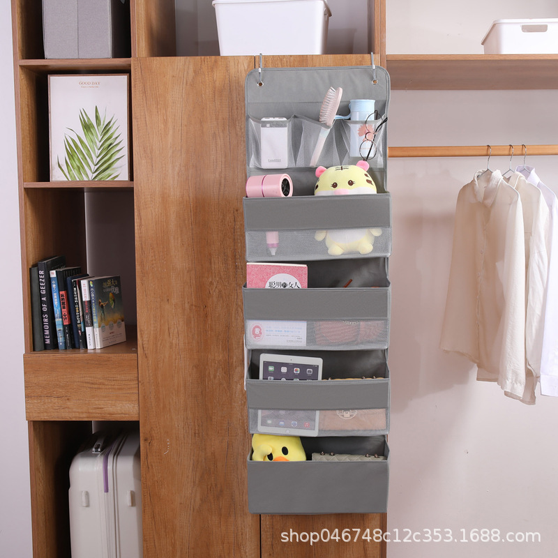 Non-Woven Wall-Mounted Pockets Wardrobe Bags Wall Bag Storage Bag Underwear Storage Bag Storage Bag behind the Door Storage Bag