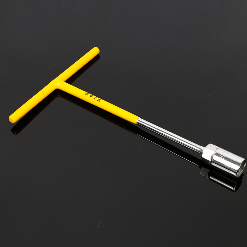 六角丁字扳手 精品镜面摩托汽修铬钒钢 t型套筒扳手