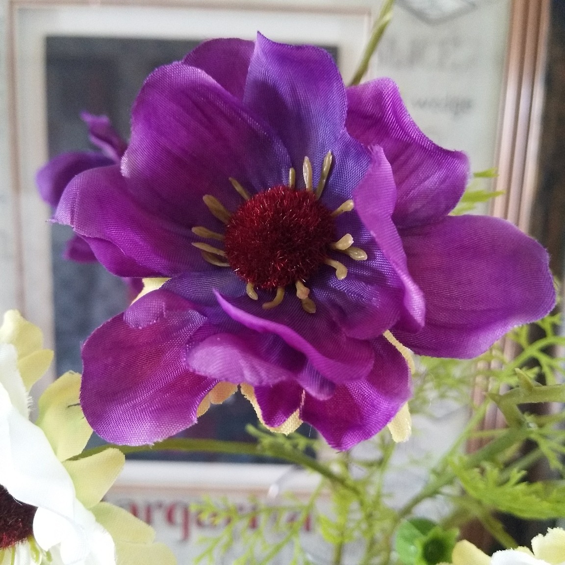 仿真冰岛3头罂粟花 北欧ins家居样板间装饰绢花 婚庆拍照道具境外