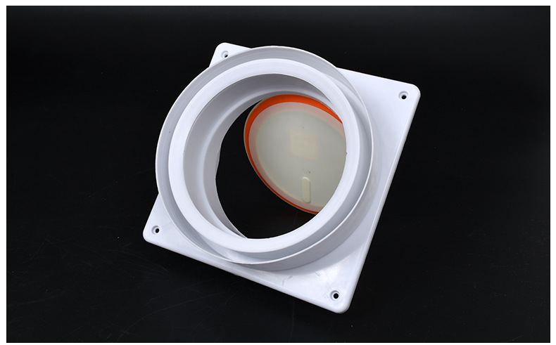 供应油烟机止回阀通用蝶阀家用厨房排烟管止逆阀排风管换气逆止阀