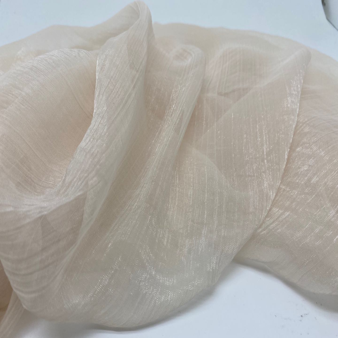30d锦丝皱雪纺面料 连衣裙丝巾面料 春夏汉服光绉布料 雪纺面料