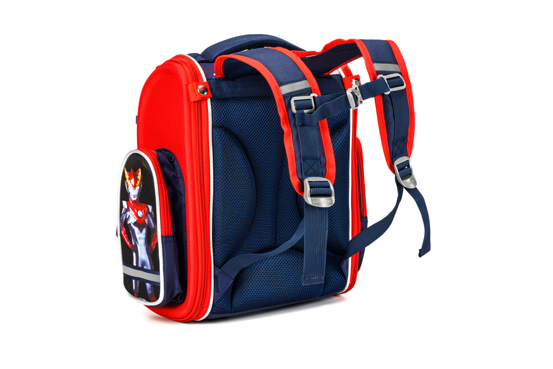 golove2020年新款小学生书包硬壳定型包出口培训班可定制logo图案