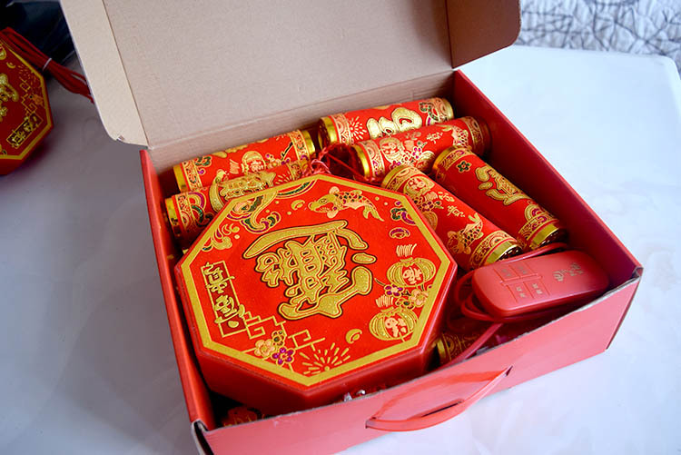 2022新款遥控仿真烟花音效电子鞭炮春节乔迁婚礼喜庆装饰礼炮