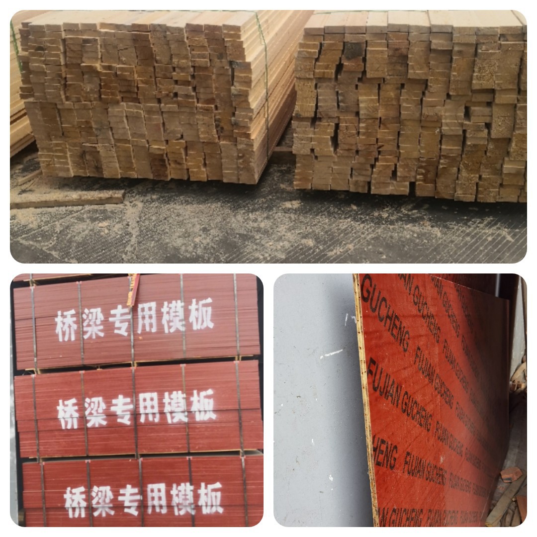 小额批发厂家直销 成都建筑模板木胶 松木覆膜清水板路桥工程量大