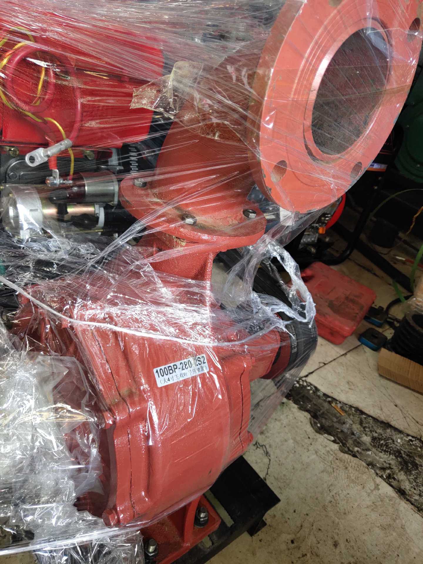 云南昆明常柴牌eh36m配高压喷灌泵扬程200米流量208立方水泵