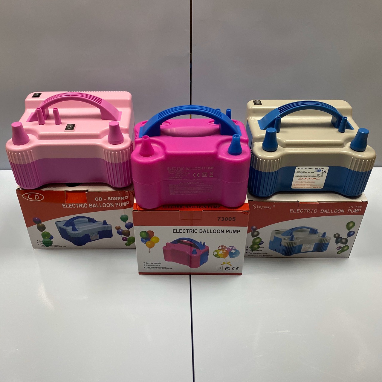 气球人冲气工具508电动充气泵双套球打气机可打铝箔乳胶气球机器