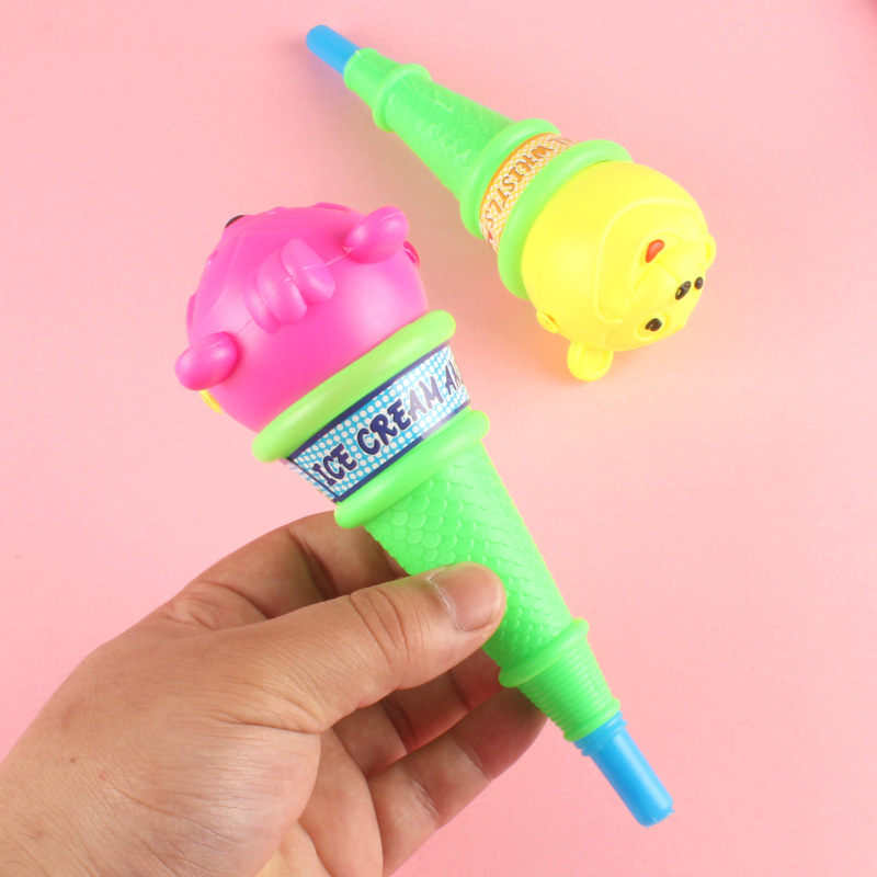 Blowouts Toy Ice Cream Blowouts Ice Cream Animal Blowouts Funny Trick Children Hot Selling Stall Wholesale