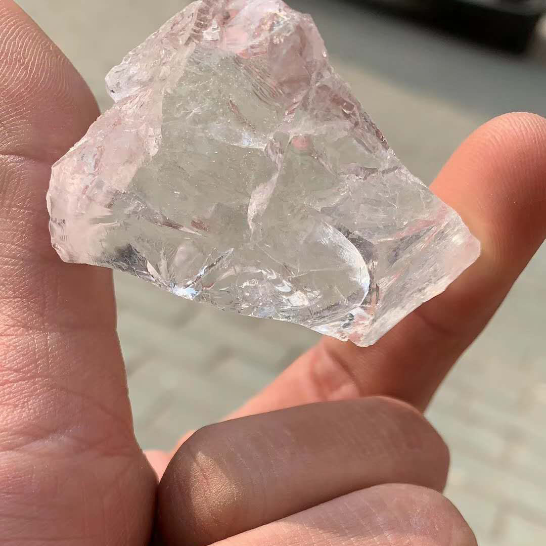 天然透明白水晶原石 水晶石香薰扩香石香氛原料透体阿赛装饰摆件