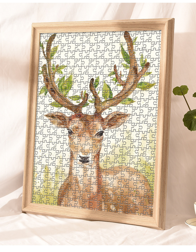 拼图框1000片50*75拼图框架裱框500片拼图相框挂墙画框装饰框定制