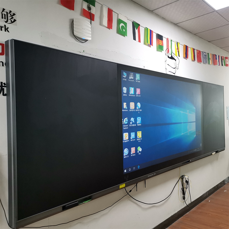 供应智慧纳米黑板 多媒体互动一体机教学触摸屏 纳米智慧黑板