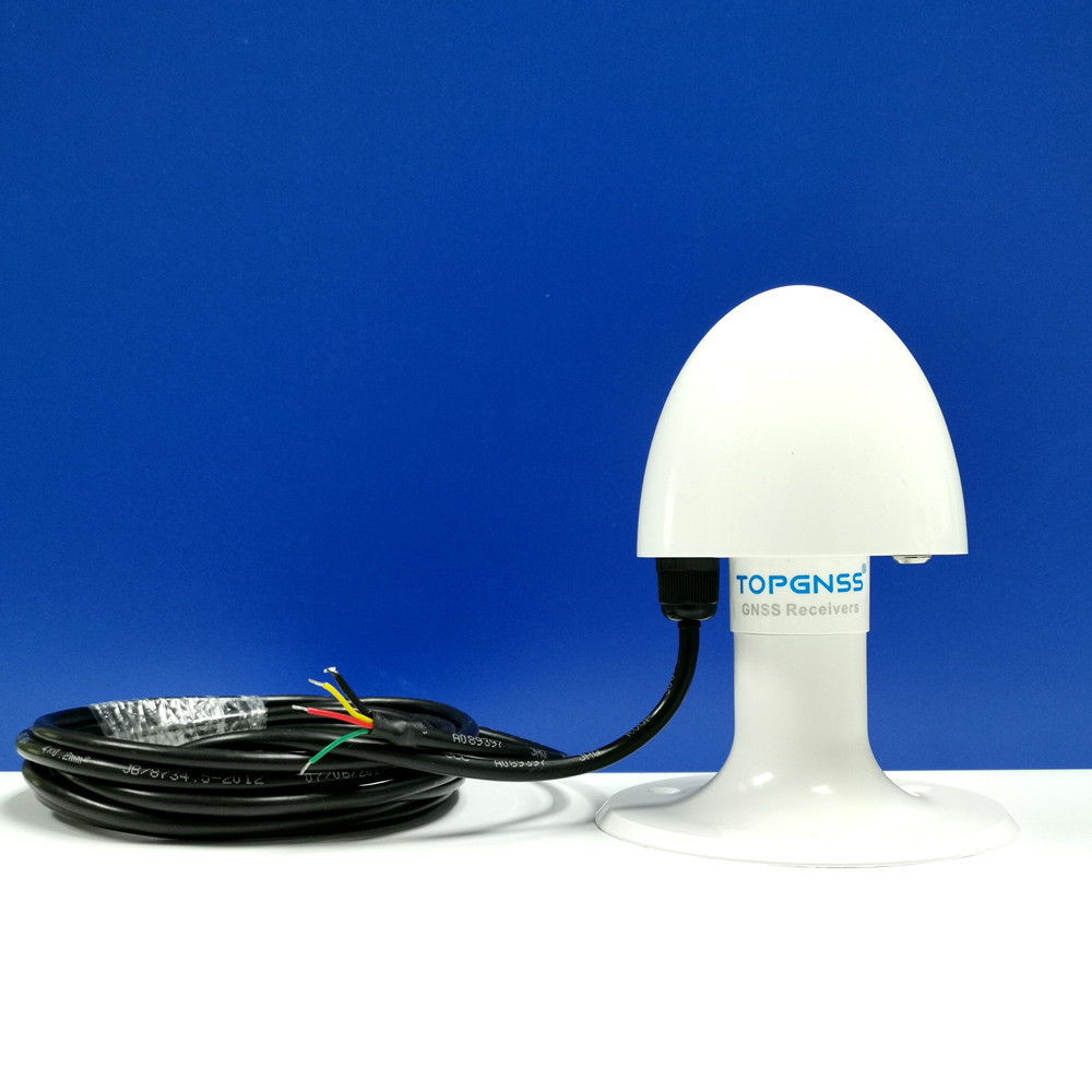 diyrs232串口亚米级高精度蘑菇头北斗gps模块农业工程车24v