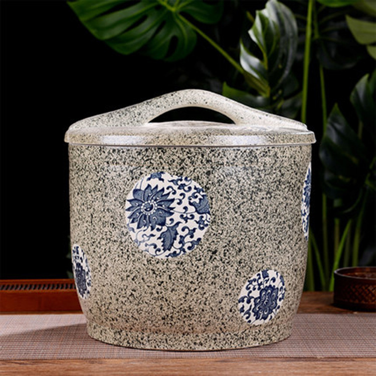 陶瓷大号储水家用米缸储米面缸陶瓷缸厨房用品防尘复古加厚可定制