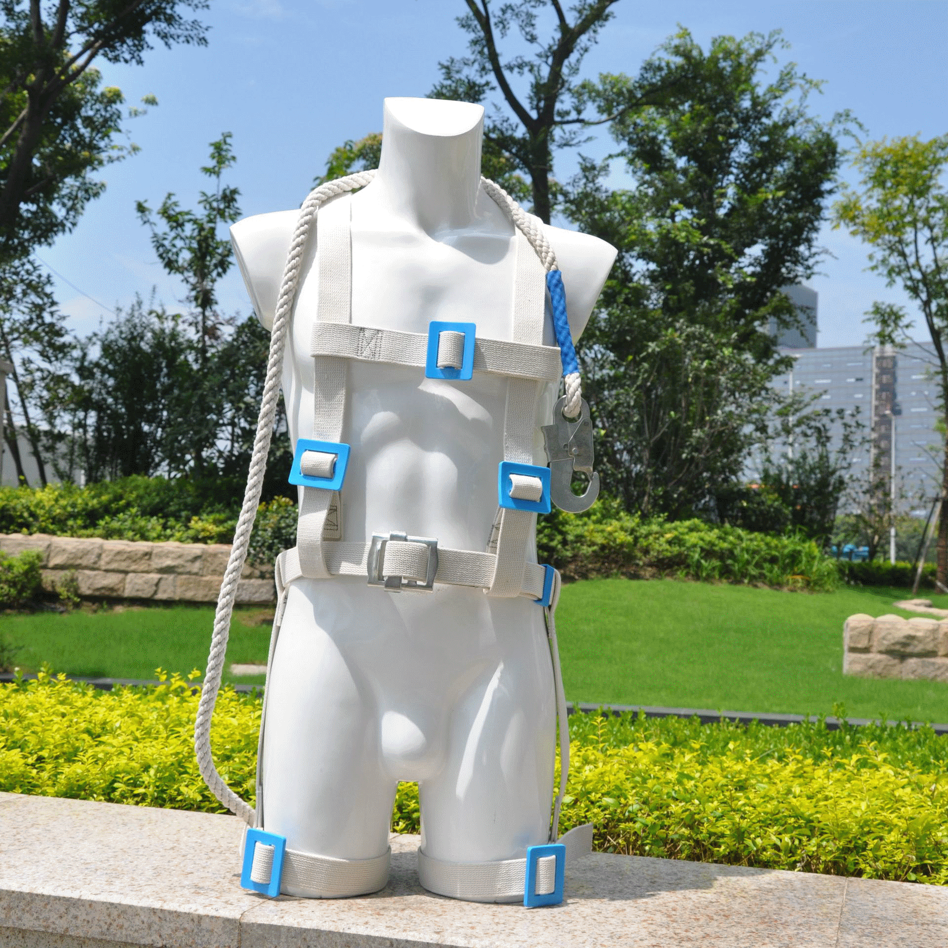 悬挂双背带式安全带 五点式全背安全带耐高温 高空作业坠落防护带