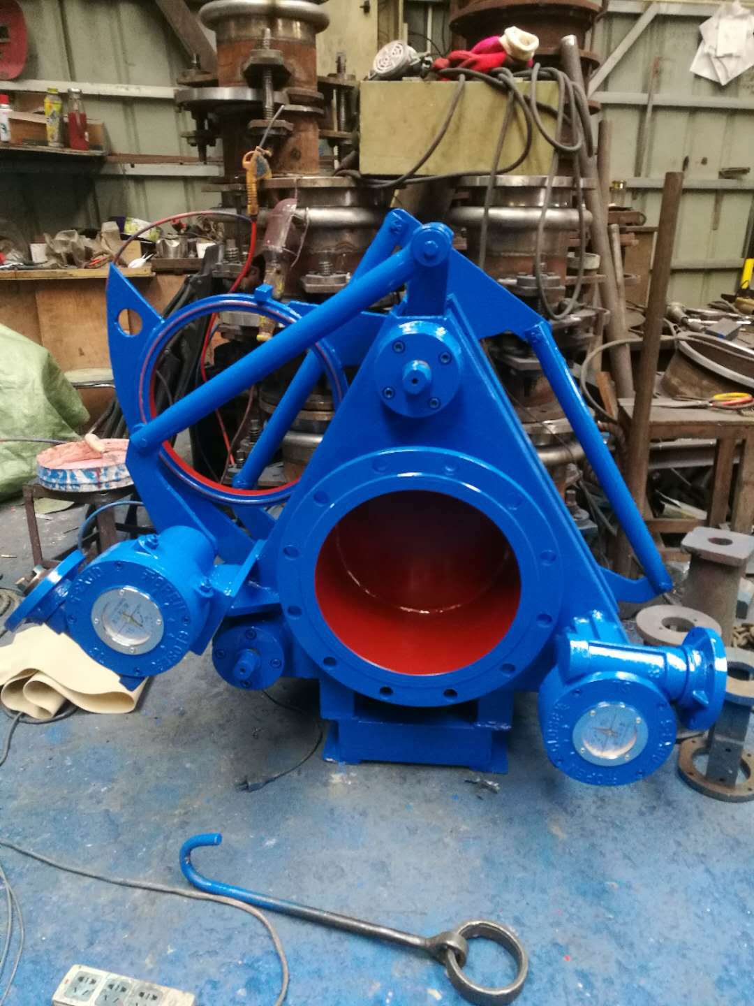 5c电动盲板阀 眼睛阀 扇形盲板阀 煤气用盲板阀