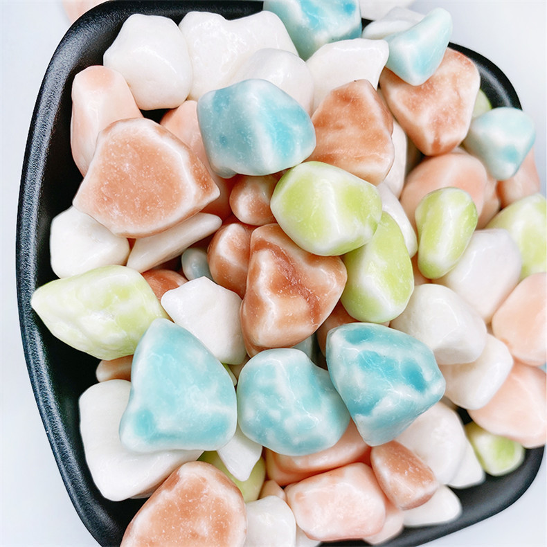 巧克力味石头糖石头酸奶味奶糖2斤儿童休闲零食石头软糖厂家批发