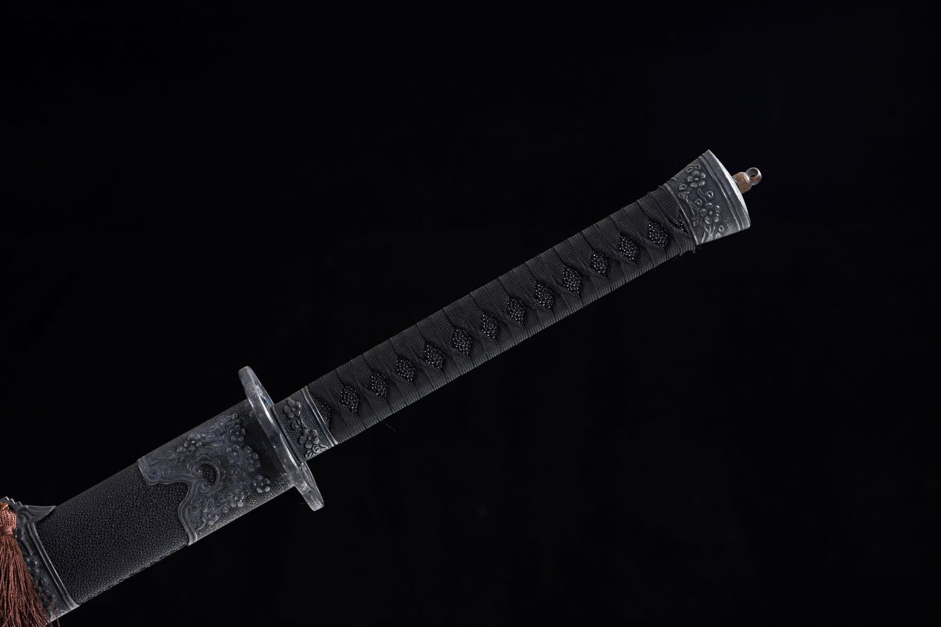 锦衣卫绣春刀一体刀剑仿古铜装中长款高锰钢防身冷兵器龙泉未开刃