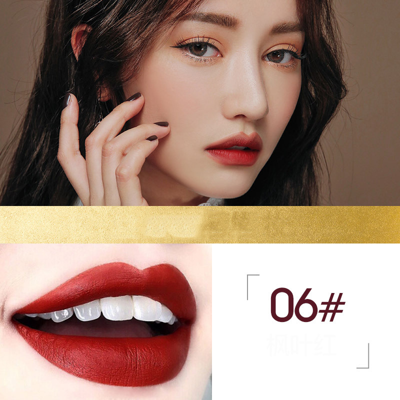俏美人金钻口红唇膏哑光持久不易脱色丝绒雾面女星耀复古妆化妆品