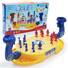 抖音玩具 发射弹射弹珠 亲子互动雪人对战双人比赛游戏 儿童玩具