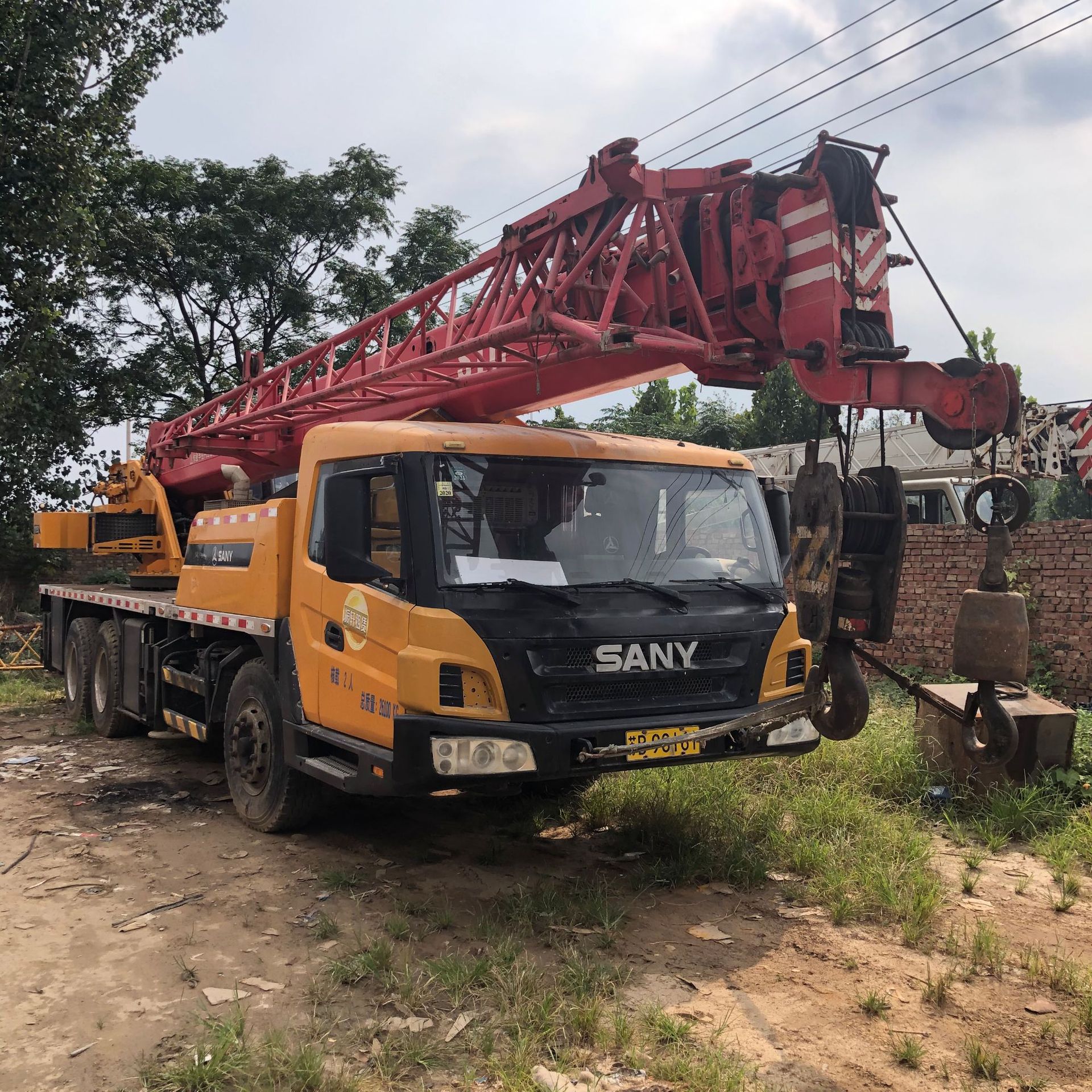 出售二手三一qy25c汽车吊 25吨四节臂