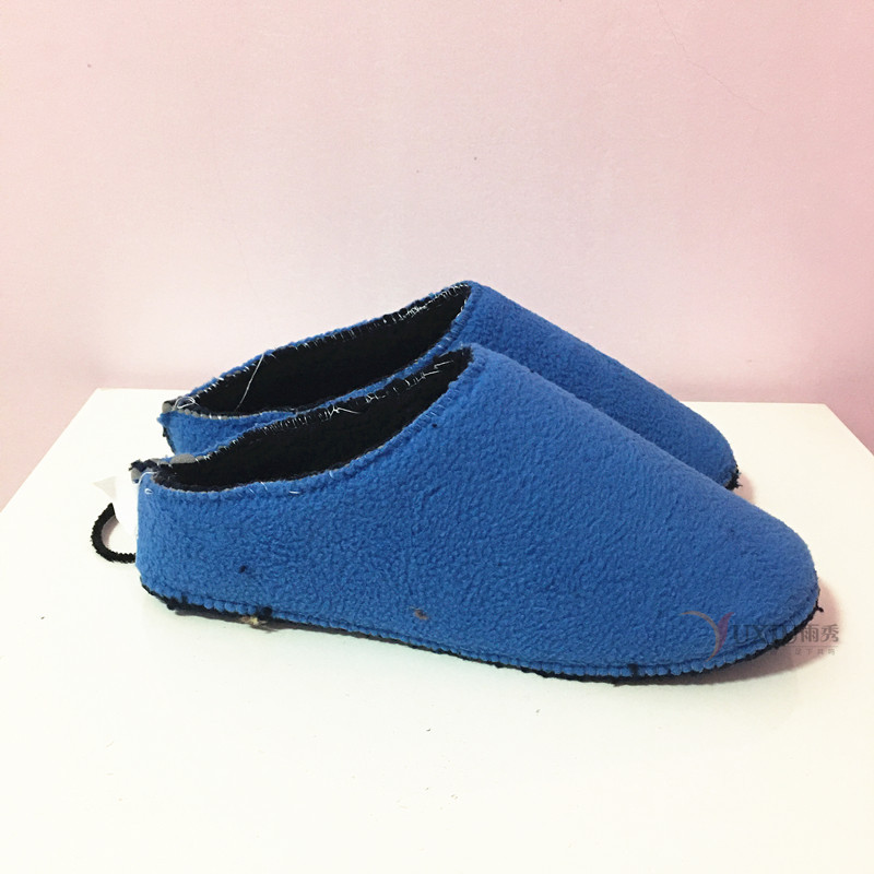 半成品加厚羊羔绒四层布缝合拖鞋帮 手工毛线鞋棉鞋内衬鞋帮批发