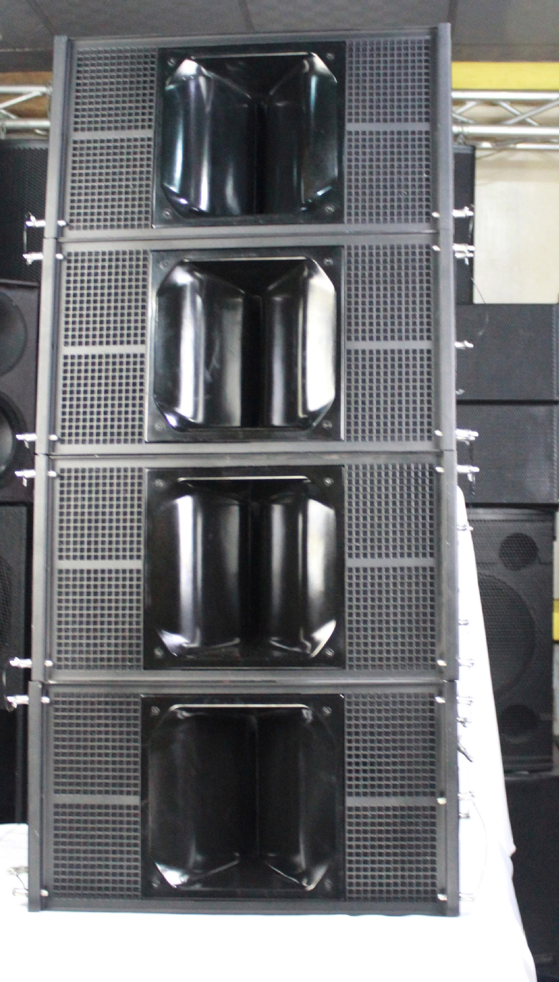 厂家直销专业双10寸舞台演出线阵音响有源dsp线阵音箱