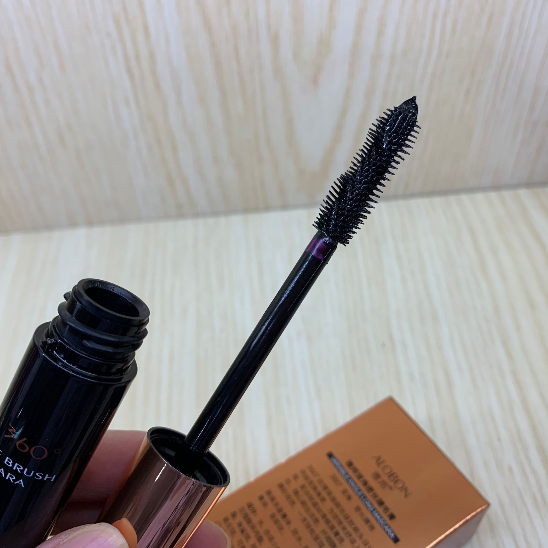 雅邦变角密长睫毛膏360度刷纤长浓密加长自然卷翘持久防水不晕染