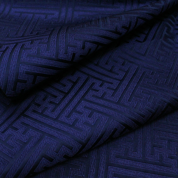 中国风唐装娃衣汉服蒙古袍影视面料装饰手工提花织锦缎回纹布料