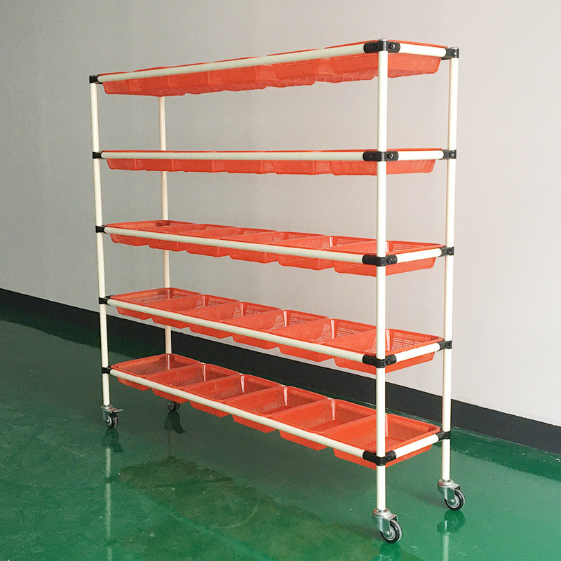 加工定制 电商拣货车 快递分拣车打包配货车线棒手推车仓库存储架