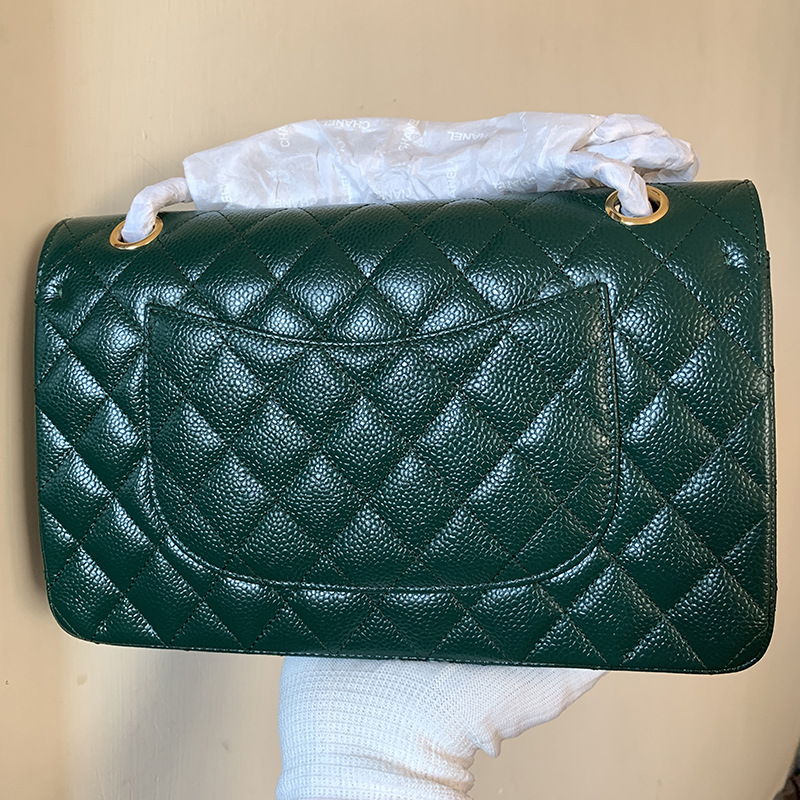 真皮女包cf 2.55达芙妮19系列woc菱格链条包30montaigne 一件代发