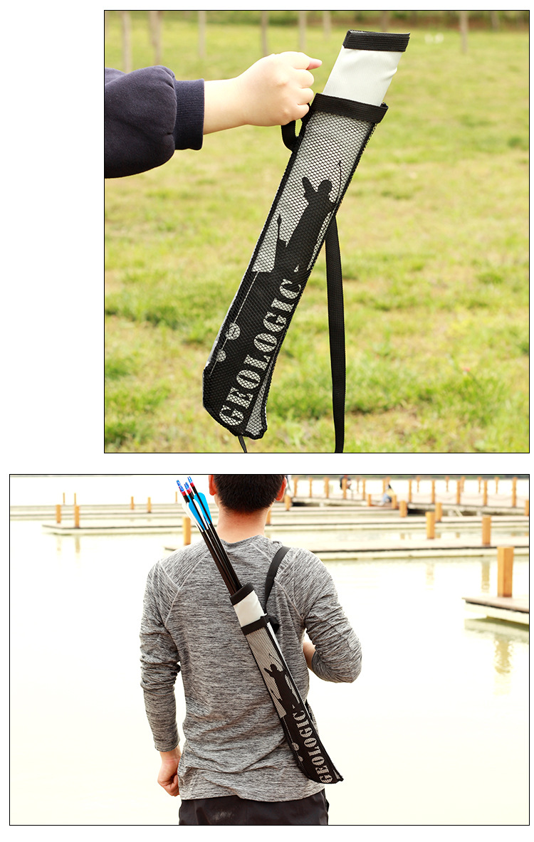 现货批发迪卡侬箭袋 户外射箭背包箭支收纳箭壶肩背手提箭袋箭筒