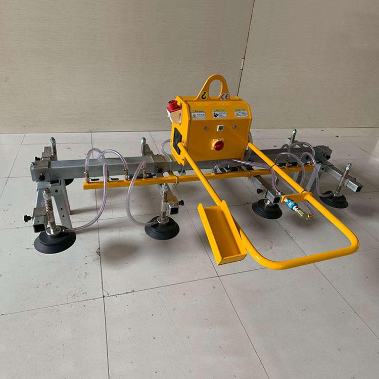 程煤90度翻转360度旋转远程玻璃吸盘吊具电动真空玻璃吸吊机