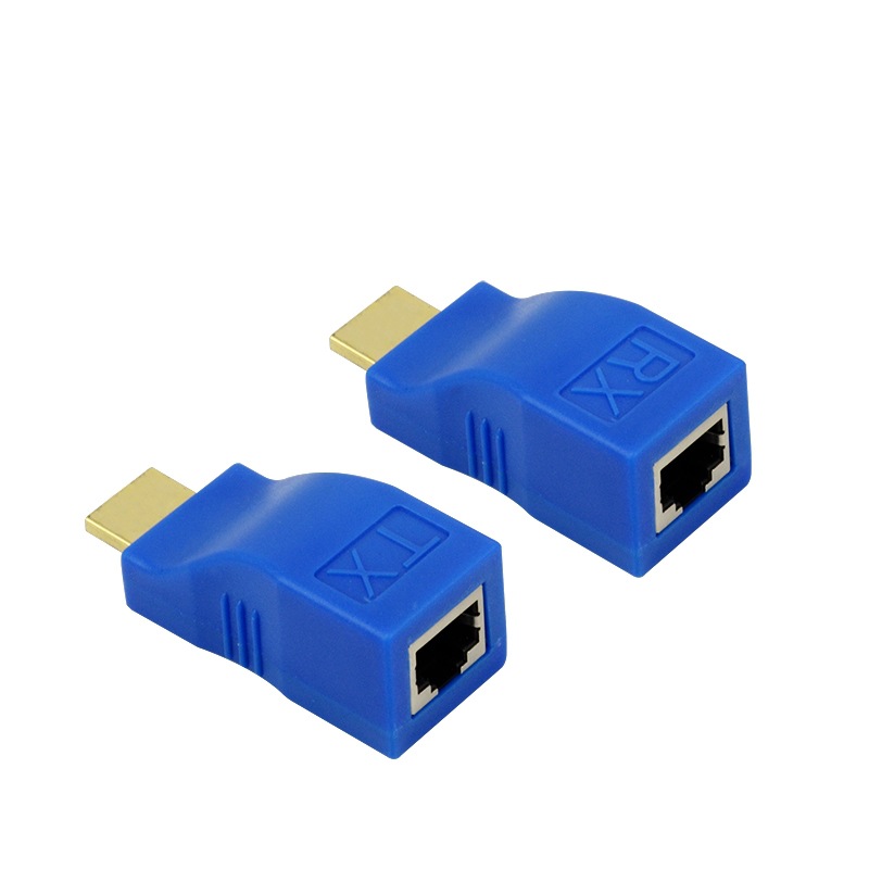 Hd Hdmi Single Cable Extender Rj45 to Hdmi Network Signal Extension Transmitter 30 M High Definition 1080
