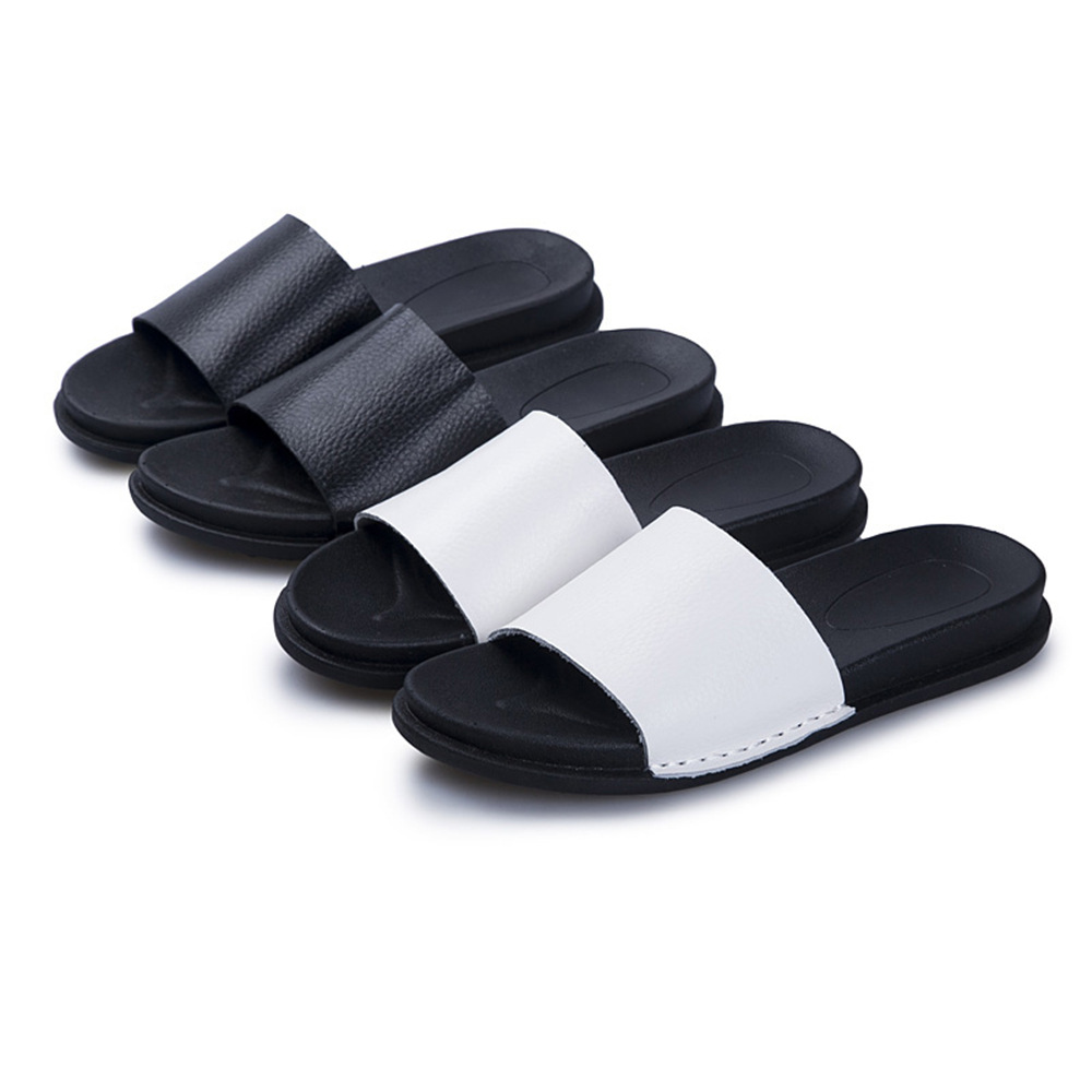 跨境shopee亚马逊 女式一字拖 2020新款 大码浴室拖鞋40 41码