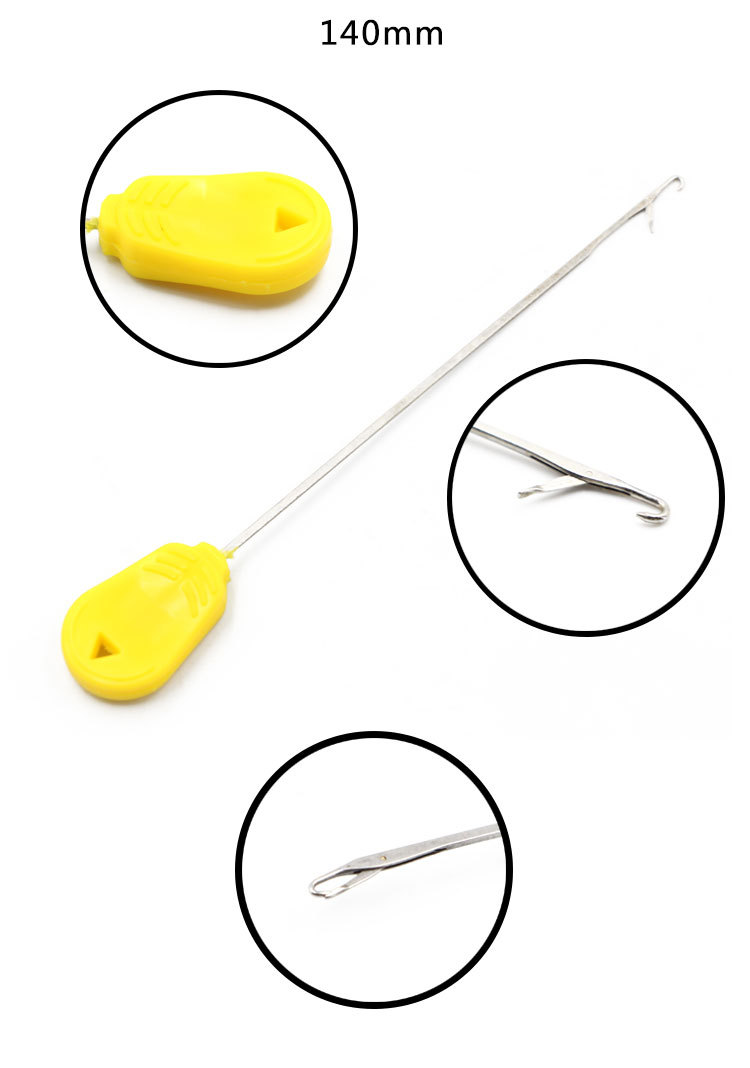 赛高渔具 钩针 倒钩针 穿饵针手工编织工具 鱼饵针 钓鱼工具