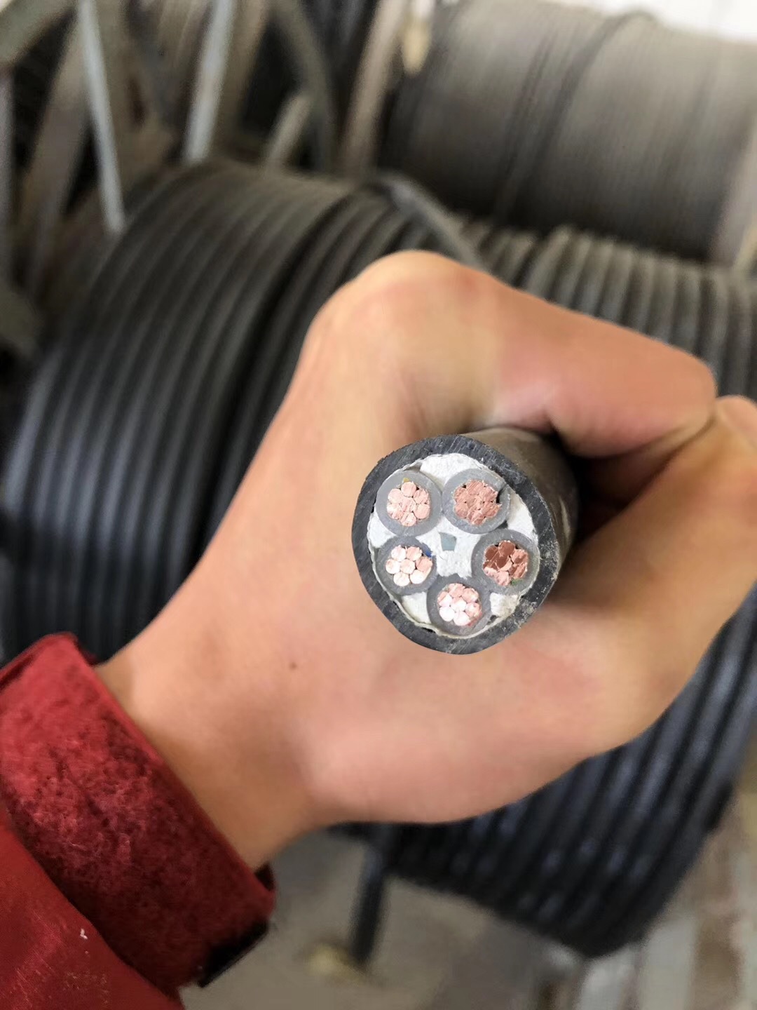 低烟无卤耐火wdznyjy4*240 1/2电缆240平方3 1芯5芯铜线