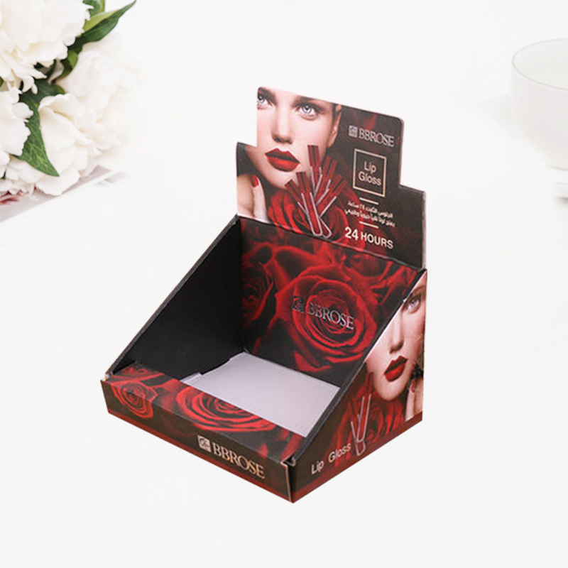 厂家定制化妆品纸质展示盒卡通玩具文具展示盒包装盒瓦楞纸盒定做