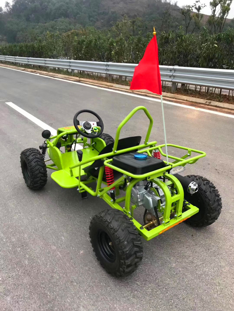 汽油小卡丁车场地娱乐四轮单人游乐户外漂移全地形沙滩车一件代发
