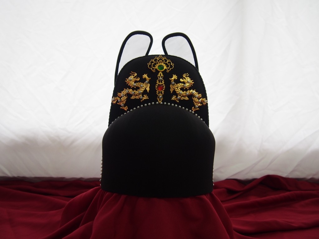 创代设原创帽冠.手工制作明代翼善冠汉服婚礼拍摄圆领袍皇帝冠帽