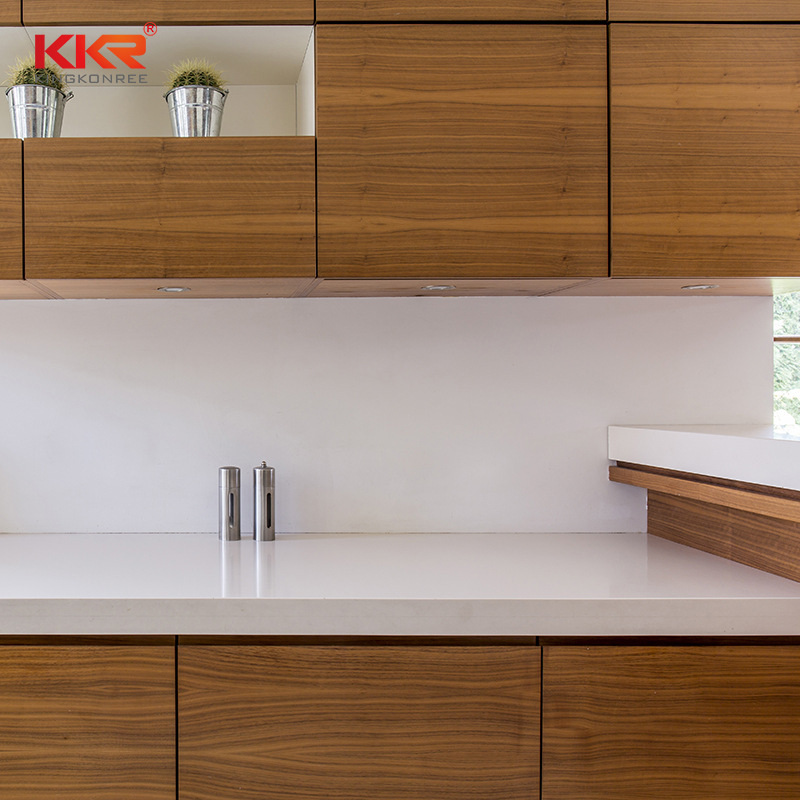 工厂批发亚克力人造石厨房台面仿大理石花纹岩板台面一体橱柜台面