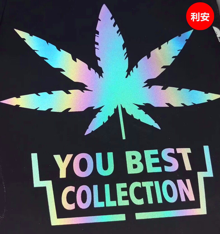 工厂订做反光烫画 反光logo图案 服装反光字 反光商标