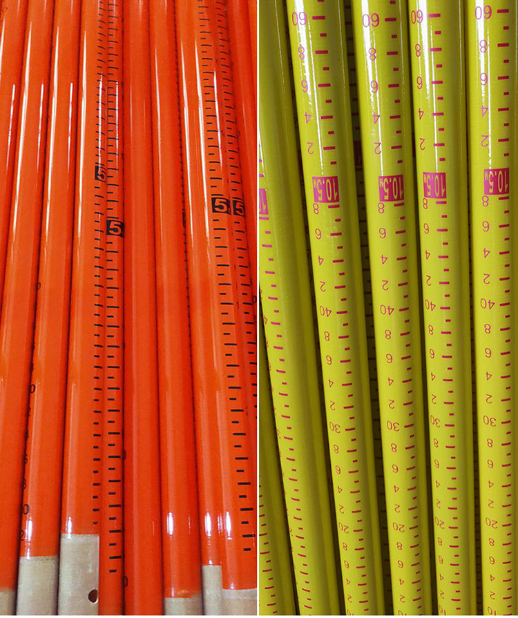 奋斗测高杆轻型电力高压环氧树脂绝缘伸缩式测高杆测量杆10米