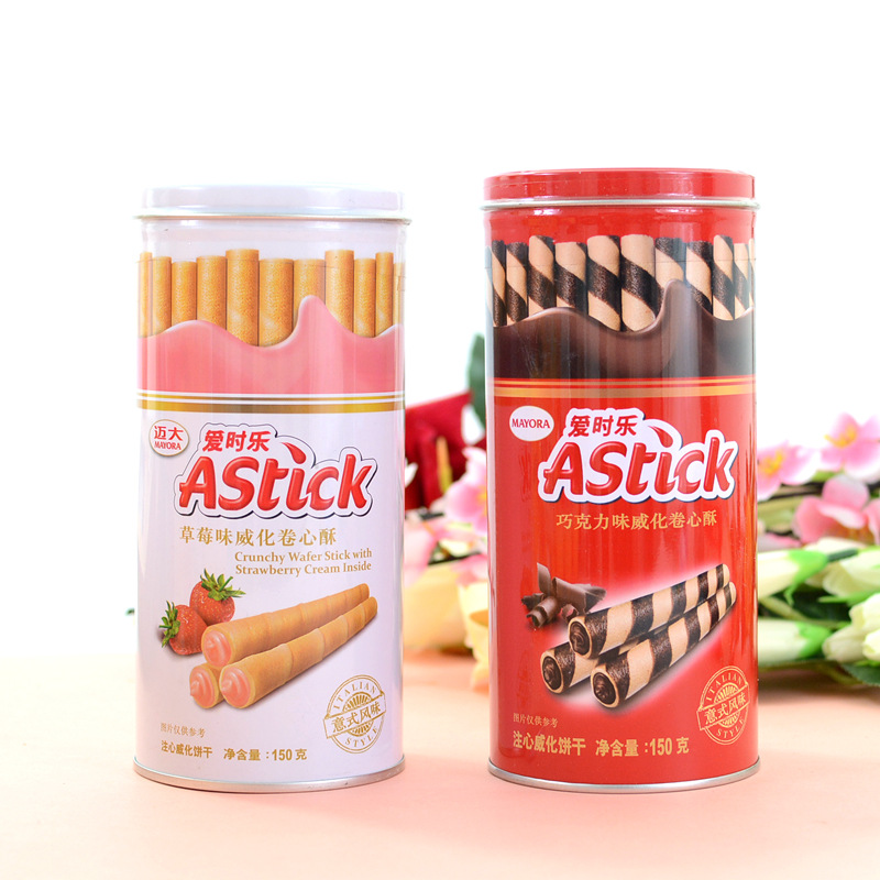 爱时乐威化夹心棒150g巧克力味注心饼干满月结婚婚庆礼品-阿里巴巴